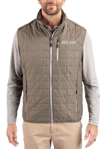 Cutter and Buck Boston Red Sox Mens Green City Connect Rainier PrimaLoft Sleeveless Jacket