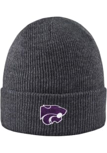 LogoFit K-State Wildcats Dark Grey North Pole Mens Knit Hat