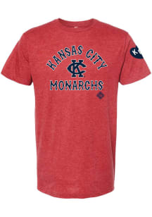 Summit Sportswear Kansas City Monarchs Red Number 1 Graphic Short Sleeve Fashion T Shirt