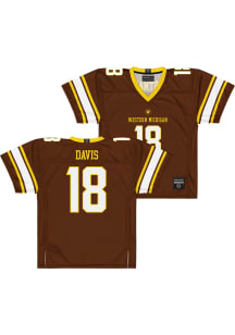 Micah Davis  Campus Ink Western Michigan Broncos Brown NIL Football Jersey