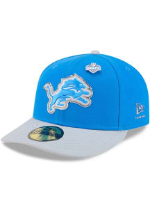 New Era Detroit Lions Mens Blue 2026 NFL Draft 59FIFTY Fitted Hat
