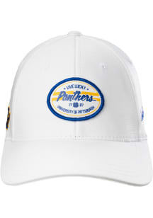 Black Clover Pitt Panthers Mens White Force Flex Hat