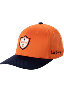 Black Clover Illinois Fighting Illini Legend Adjustable Hat - Navy Blue