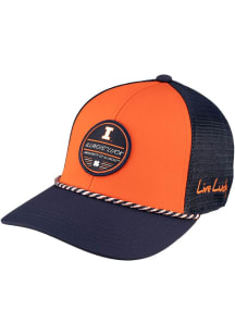 Black Clover Illinois Fighting Illini The Gamer Adjustable Hat - Orange