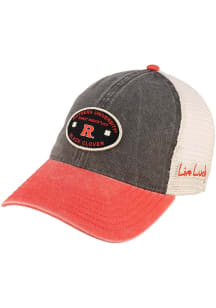 Black Clover Rutgers Scarlet Knights The Retro Adjustable Hat - Black