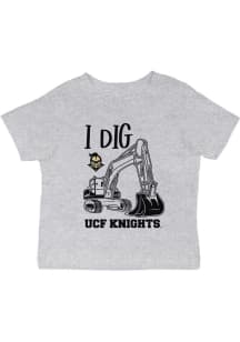 Vive La Fete UCF Knights Infant Excavator Short Sleeve T-Shirt Grey