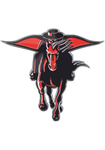Texas Tech Red Raiders Aluminum Style Car Emblem - Red