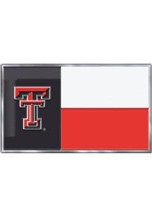 Texas Tech Red Raiders Aluminum Graphic Car Emblem - Red