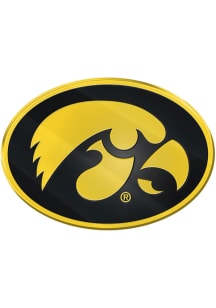 Iowa Hawkeyes Color Car Emblem - Black