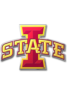 Iowa State Cyclones Color Car Emblem - Red