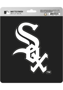 Chicago White Sox Matte Auto Decal - White