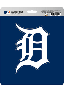 Detroit Tigers Matte Auto Decal - Blue