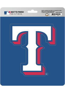 Texas Rangers Matte Auto Decal - Red