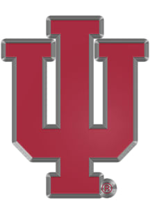 Indiana Hoosiers Embossed Car Emblem - Blue
