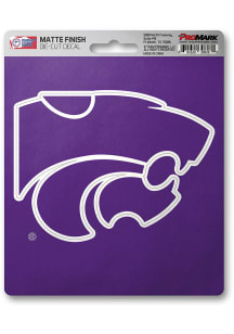 K-State Wildcats Matte Auto Decal - Purple