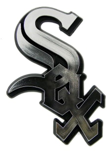 Chicago White Sox Molded Chrome Car Emblem - White