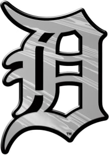 Detroit Tigers Molded Chrome Car Emblem - Orange