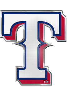 Texas Rangers Embossed Car Emblem - Red