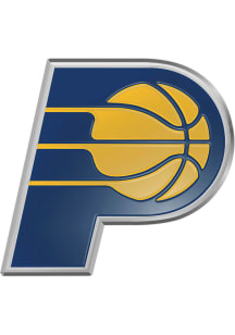 Indiana Pacers Embossed Car Emblem - Navy Blue