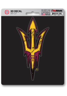 Arizona State Sun Devils 3D Auto Decal - Maroon