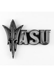 Arizona State Sun Devils Molded Chrome Car Emblem - Maroon