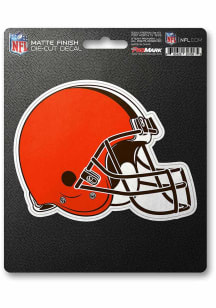 Cleveland Browns Matte Auto Decal - Brown
