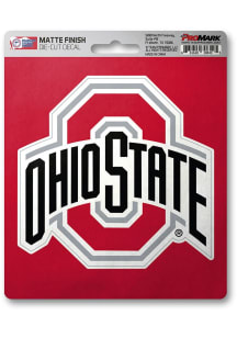 Ohio State Buckeyes Matte Auto Decal - Red