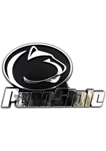 Penn State Nittany Lions Molded Chrome Car Emblem - Navy Blue