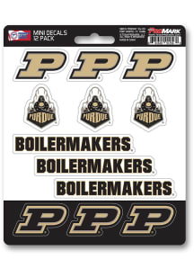Purdue Boilermakers 12 pk Mini Auto Decal - Gold