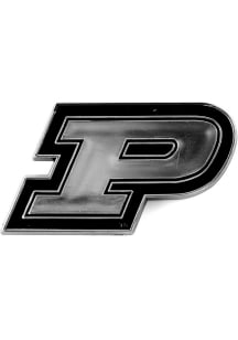 Purdue Boilermakers Molded Chrome Car Emblem - Gold