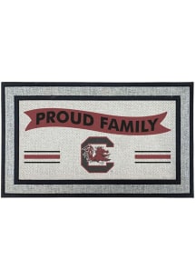 South Carolina Gamecocks Proud Family 18x30 Door Mat
