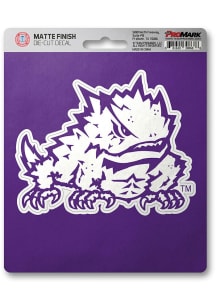 TCU Horned Frogs Matte Auto Decal - Purple