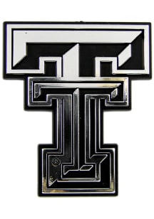 Texas Tech Red Raiders Molded Chrome Car Emblem - Red