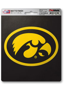 Iowa Hawkeyes Matte Auto Decal - Yellow