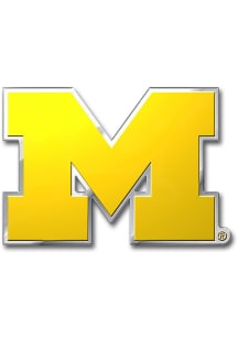 Michigan Wolverines Embossed Car Emblem - Blue