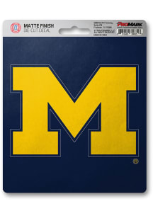 Michigan Wolverines Matte Auto Decal - Blue