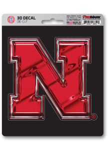 Nebraska Cornhuskers 3D Auto Decal - Red