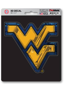 West Virginia Mountaineers 3D Auto Decal - Navy Blue