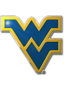 West Virginia Mountaineers Embossed Car Emblem - Navy Blue