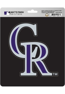 Colorado Rockies Matte Auto Decal - Purple
