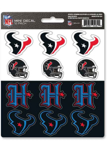 Houston Texans 12 pc Auto Decal - Navy Blue