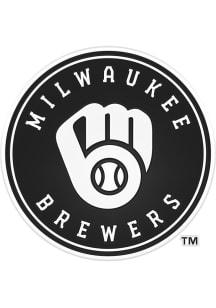 Milwaukee Brewers molded Car Emblem - Navy Blue