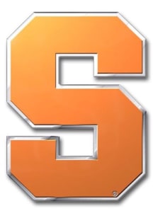 Syracuse Orange Color Car Emblem - Orange
