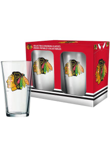 Chicago Blackhawks 16 oz pints Pint Glass - White