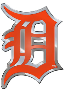 Detroit Tigers Embossed Car Emblem - Navy Blue