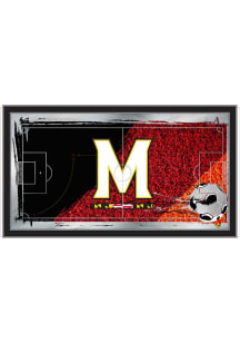 Maryland Terrapins Soccer Hanging Back Bar Mirror