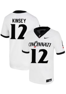 Zeb Kinsey  Nike Cincinnati Bearcats White Football NIL Name And Number Football Jersey