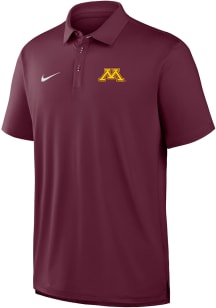 Nike Minnesota Golden Gophers Mens Maroon DriFit Tour Short Sleeve Polo