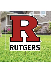 Rutgers Scarlet Knights Team Yard Sign - Red