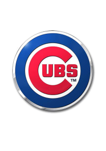 Chicago Cubs Aluminum Car Emblem - Red